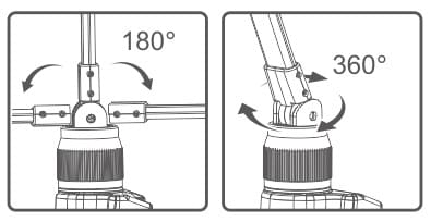 zl 1131 b led foldable light bare 3
