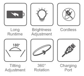 zl 1131 b led foldable light bare
